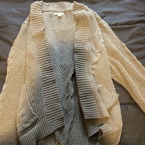 Olive green large cardigan American eagle